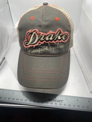 Drake Waterfowl Systems Trucker Hat Cap Canvas Mesh Fitted Stretch One Size - Image 1 of 4