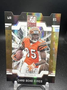 2009 Donruss Elite Status Gold #21 Chad Ochocinco /24 - Picture 1 of 2