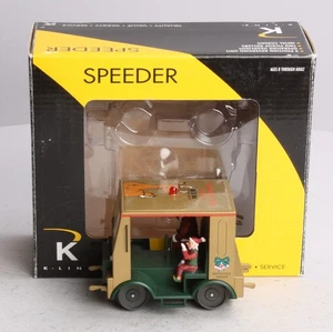 K-Line K2628-05 O Gauge Christmas Santa Speeder (Gold & Green) LN/Box - Picture 1 of 10