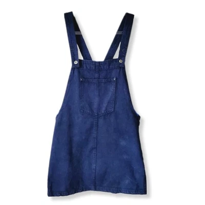 Mujer Denim Mono Jumper Jean Falda Vestido S Pradera Boho Country Vaquera  Foto 1 de 4