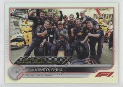 2022 Topps Chrome Formula 1 Grand Prix Winners Refractor Max Verstappen #155 - Image 1 of 2