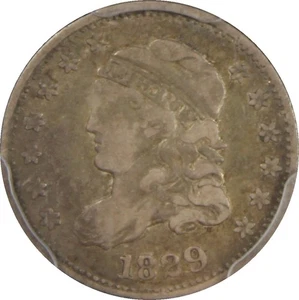 1829 VF30 Capped Bust Half Dime, PCGS 24136579 - Picture 1 of 4