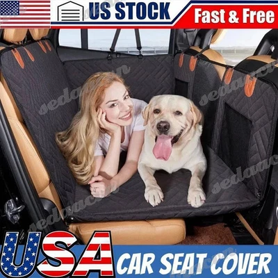 Dog Car Seat Cover Back Hard Bottom Extender For Dogs Supports 400LBS Pet USA - Image 1 of 4
