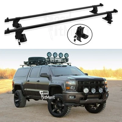 For CHEVY SILVERADO 1500 2500 3500 54" Top Roof Rack Cross Bar Luggage Carrier - Image 1 of 4