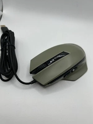 Sharkoon Shark Force II Gaming Mouse USB Wired Military Green Brown - Image 1 of 4