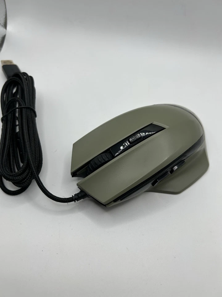 Sharkoon Shark Force II Gaming Mouse USB Wired Military Green Brown - Image 1 of 4