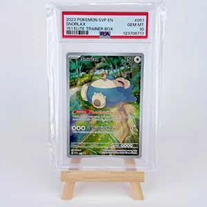 2023 Pokémon TCG 151 Snorlax ETB SVP 051 Black Star Promo PSA 10 GEM MINT - Picture 1 of 2