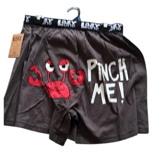 Lazy One Men’s Funny Boxers LARGE ‘PINCH ME’ - Picture 1 of 2