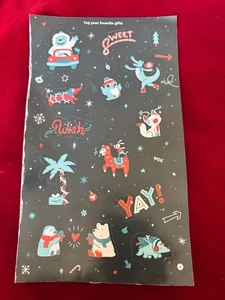 Unbenutzter Stickerbogen aus Spielzeugkatalog Weihnachtsmotiv - Bild 1 von 3