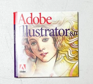 ADOBE ILLUSTRATOR 8.0 FOR WINDOWS - 2CDS APPLICATION & TOUR TRAINING W/ SERIAL # - Picture 1 of 1
