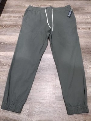 Elwood Core Vintage Jogger Sweatpants Mens 2XL Olive Sweats Tapered Alt Retro - Image 1 of 4