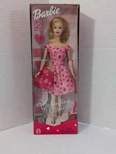 Vintage 2007 Mattel Barbie Valentine Wishes Special Edition Pink Dress NIB - Picture 1 of 7