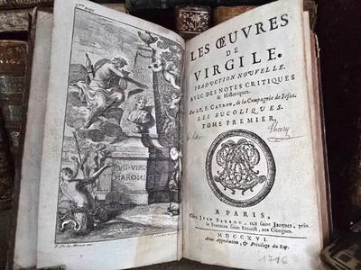 1716 The Works of Virgil with Critical and Historical Notes, by Father F. Catrou - Image 1 of 4