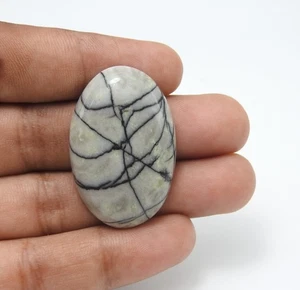 43.00 Cts Natural Picasso Jasper  Gemstone Oval Designer Cabochon 24x36x6 mm - Picture 1 of 8