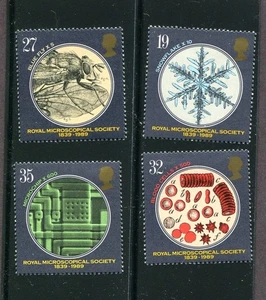 GREAT BRITAIN SCOTT #1285-1288 MNH MICROSCOPY - Bild 1 von 1
