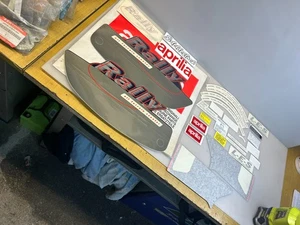 1 kit stickers complet bleu royal / gris aprilia ap8247027 rally 50 air 1997 - Picture 1 of 13