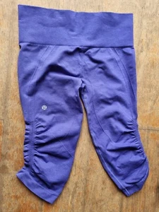 Lululemon Womens Leggings Size AUS 12 Gathered Scrunched at Knee - Picture 1 of 2