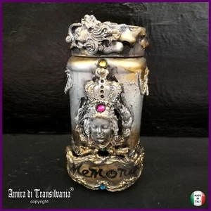 decorazioni casa bambola castello vaso vintage collezione sciamano magia corona - Picture 1 of 24