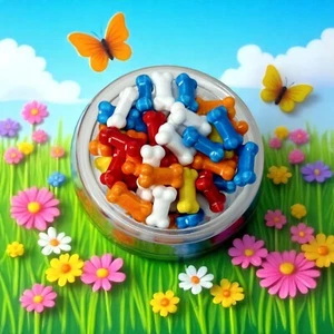 Dubble Bubble Bonz Bone Shaped Candy 7 oz. - Picture 1 of 7
