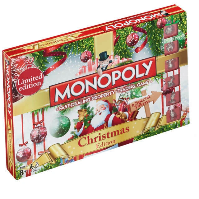 Winning Moves Christmas Monopoly Board Game - Limited Edition - Image 1 of 1