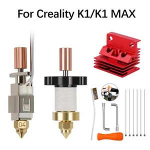 Hotend Kit Extruder Radiator Nozzle for Creality K1 K1C K1 Max 3D Printer Parts - Afbeelding 1 van 28