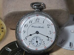 Vintage 1912 HAMPDEN 310 Open Face 12s 17 Jewels Pocket Watch