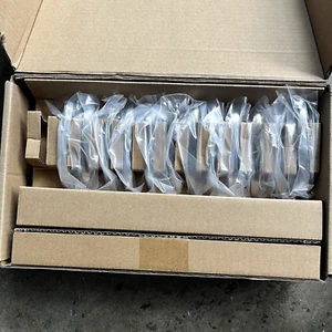 Everbilt 3 Inch matte silver Tapered Bow Cabinet Pull 25 Total - Picture 1 of 4