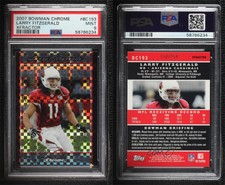 2007 Bowman Chrome X-Fractor /250 Larry Fitzgerald #BC193 PSA 9 MINT