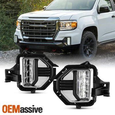 适用于 2021 - 2022 年 GMC Canyon LED 雾灯 Bumer 灯带开关右-左侧 — 第 1/4 张图片