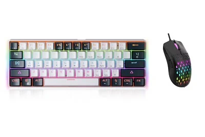 RGB Mechanical Membrane Hot Swappable Keyboard And Mouse For PC/PS4/PS5/Xbox - Image 1 of 4