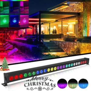 RGB 72W 24 LED DJ Wall Washer Licht Bar DMX DJ Party KTV Xmas Light Bühnenlicht - Bild 1 von 12