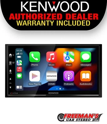 Receptor multimedia Kenwood Excelon DMX809S inalámbrico CarPlay Android automático 6,8" Foto 1 de 4