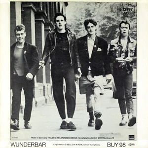 7" TENPOLE TUDOR 3 Bells In A Row / Wunderbar STIFF Punk orig. 1980 like NEW! - Picture 1 of 4