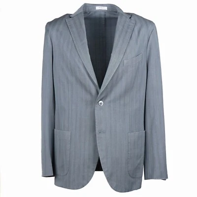 Abrigo deportivo Boglioli 42R (UE 52) de lana verde apagado de construcción suave 'K Jacket' Foto 1 de 4