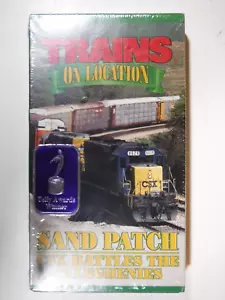 Trains Magazine On Location Sand Patch CSX Battles The Alleghenies VHS Video - Picture 1 of 3