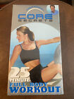 Core Secrets 25 Minute Full Body Workout VHS Exercise Tape NEW Gunnar Peterson