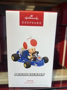 HALLMARK 2024 TOAD MARIO KART NINTENDO ORNAMENT - Picture 1 of 1