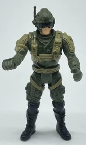 Chap Mei 4" Military Soldier Action Figure Green Tan Black Articulated Loose - Picture 1 of 8