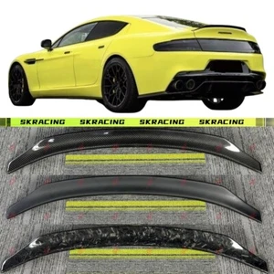 Forged/Carbon Fiber/Unpainted Rear Spoiler Wing Fit Aston Martin Rapide S 14-18 - Picture 1 of 41