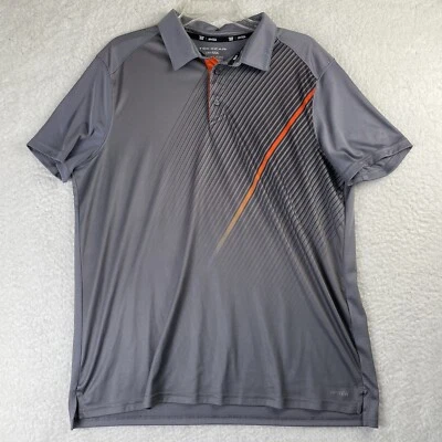 Tek Gear Polo Shirt Mens Sz XL Gray Short Sleeve Athletic Wicking Golf - Image 1 of 4