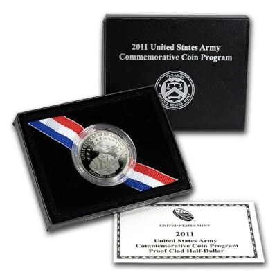 (1) 2011 S United States Army 50c Half Dollar Commemorative Proof Coin w/Box&COA - Image 1 of 3