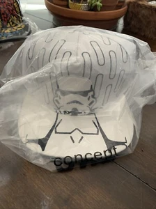 New! Concept One, Star Wars Stormtrooper Snap Back Flat Brim Hat Cap Rare. 15 - Picture 1 of 8