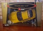 Burago Ferrari 550 Maranello 1996 Diecast Model Car 1/18 Scale - Scarce Yellow