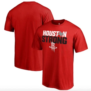 Camiseta ""Houston Strong"" de los Fanatics NBA Houston Rockets - Nueva - Grande - Roja - Imagen 1 de 5