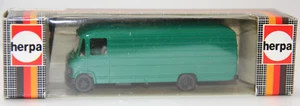 HERPA 1:87 HO PLASTICA CAMION MERCEDES 508 D KASTENWAGEN VERDE ART 4080 - Foto 1 di 2
