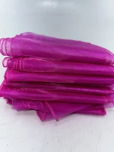10x rosa Stuhlflügel Schleifen durchsichtige Krawatten Hochzeit Bankett Party Dekor 104 Zoll x 6,5 Zoll - Bild 1 von 5