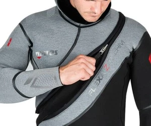 MARES - Flexa Z-Therm. 7mm Mens Wetsuit. Black / Grey. Size 4. - Picture 1 of 6