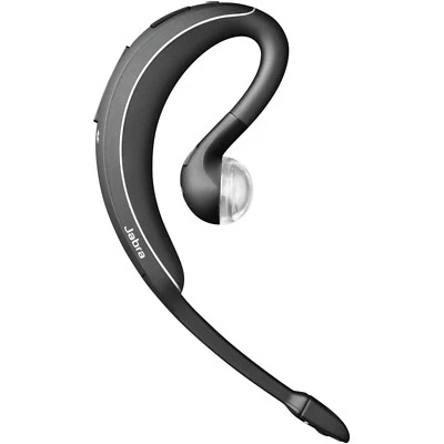 NEW Jabra WAVE Bluetooth Headset, Wind Reduction, Behind Ear, Style (Black) - Image 1 of 3
