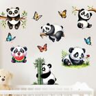 Autocollants muraux papillon animal panda autocollants mignons bébé pépinière chambre art décoration