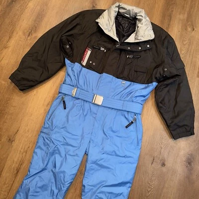 Mens Bogner Ski Suit One Piece Snowsuit Snow Bib Sport Coat Pants Vtg Large 42 - Image 1 of 4